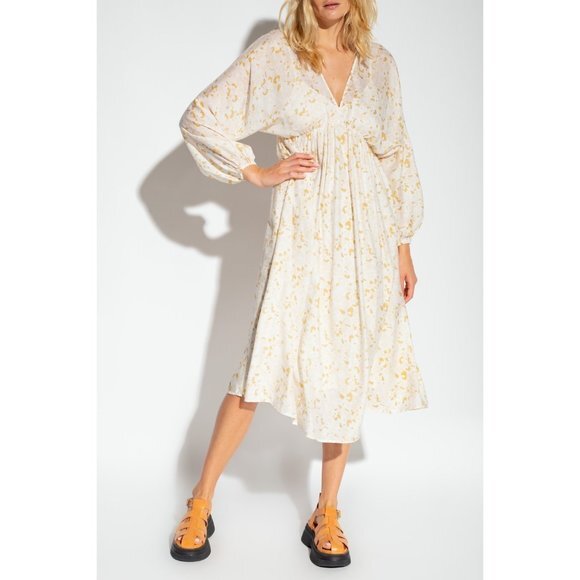 NWOT SAMSØE SAMSØE ‘GERTRUD’ FLORAL DRESS Size M - Picture 1 of 9